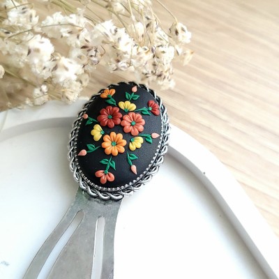 Semn de carte handmade Flower Tales