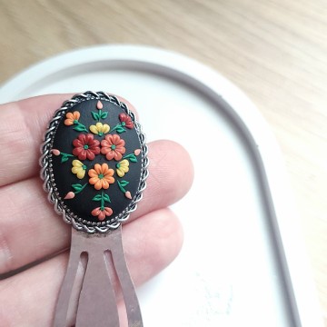 Semn de carte handmade Flower Tales